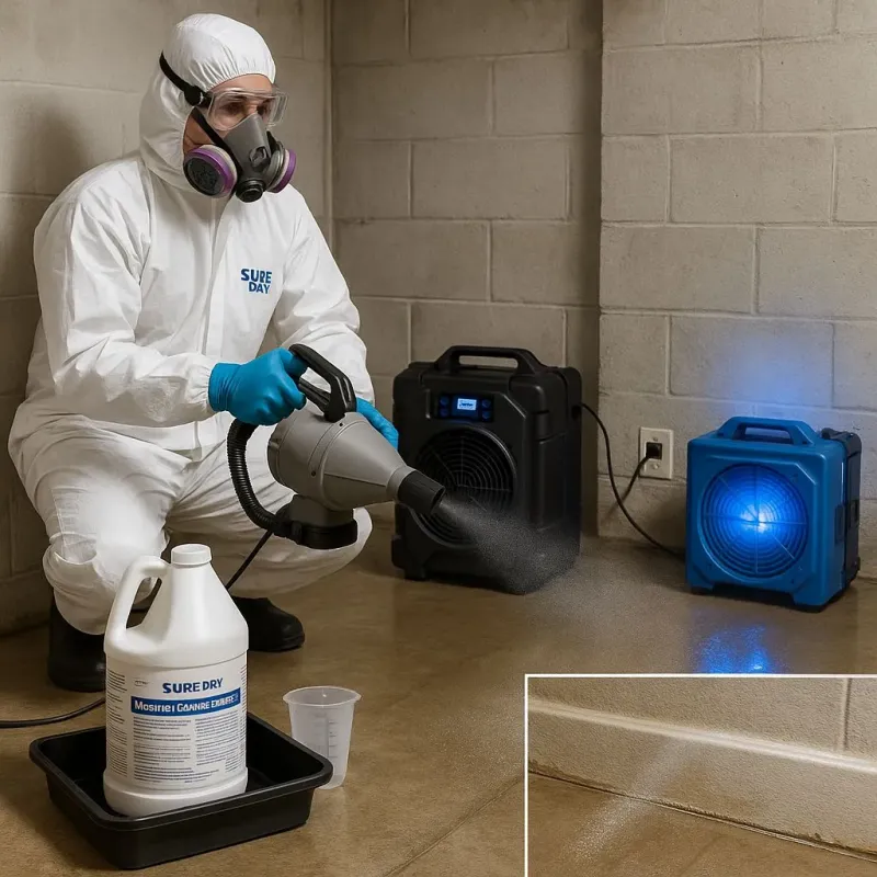 Sanitization and Odor Removal process in Wheaton, IL